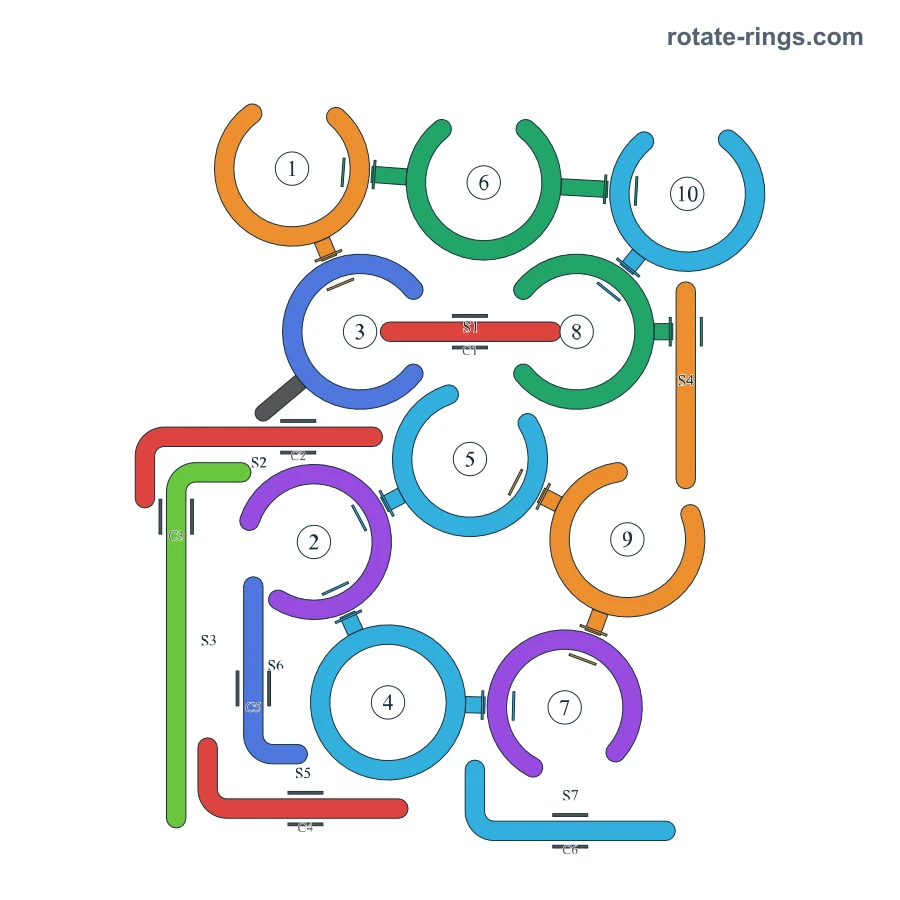 Level 62 · Schedules J · Board diagram